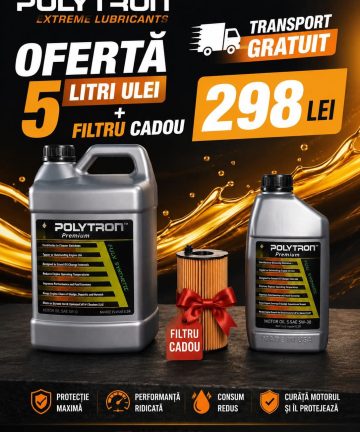 Ofertă Polytron – 5 litri ulei + filtru cadou – Ulei Polytron